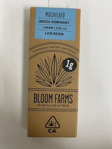 Bloom Farms - Mochilato 1g Live Resin Cart - Bloom Farms