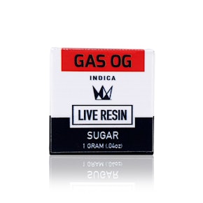 WEST COAST CURE - Concentrate - Gas OG - Live Resin Sugar - 1G