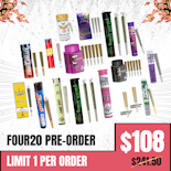 Four20 Pre-Order: 55% off 28g Pre-Roll State Limit