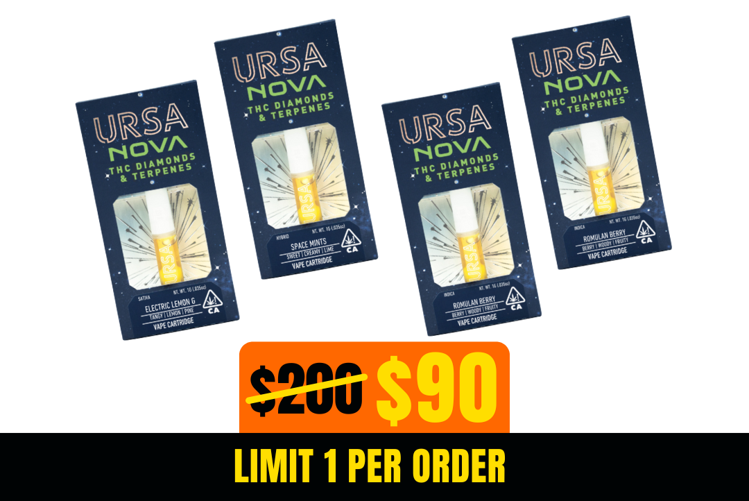 55% off 4g URSA Liquid Diamond Vape Bundle picture