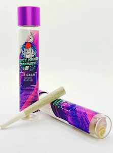 JUICY JOINTS - Alien OG Kush (H) Rosin Kaviar Infused Pre-roll 1G