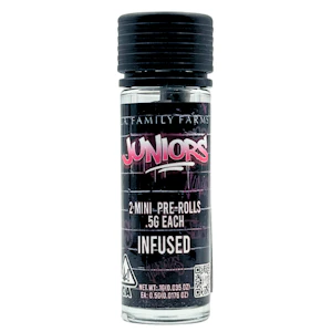 L.A. FAMILY FARMS - LA Family Farms - Juniors - Giraffe Puzzy x Lemon Z - 2pk - Infused Preroll - 1.0g