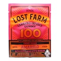 LOST FARM: CHERRY MANGO AMARELO LIVE ROSIN GUMMY 100MG