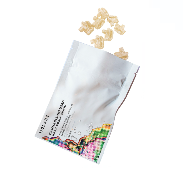 Edible - Upside Down Frown #15 - Hash Rosin Gummies - 10PK - 100MG