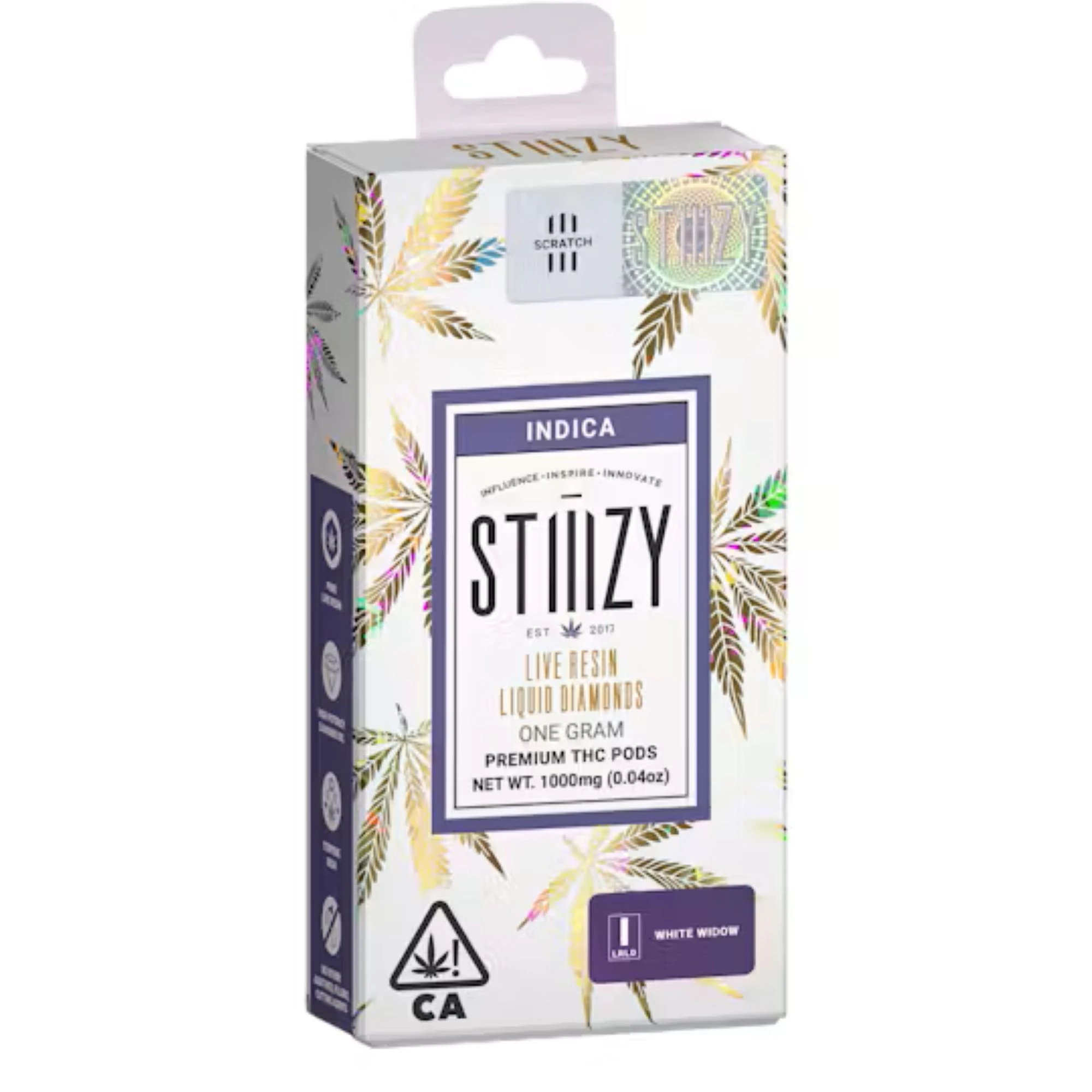 STIIIZY - Stiiizy Liquid Diamond Pod 1g White Widow  Main Image