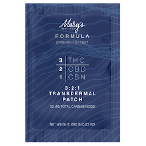 Mary's Medicinals - Mary's - Formula Patch 3:2:1 THC:CBD:CBN
