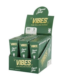 Vibes - (VH005) Vibes | King Size Organic Hemp | 3 Pack