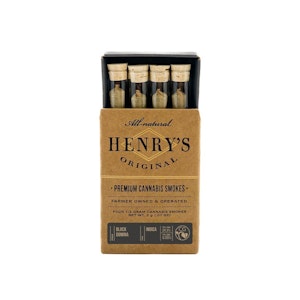 Henry's Original - Black Domina 4pk Prerolls