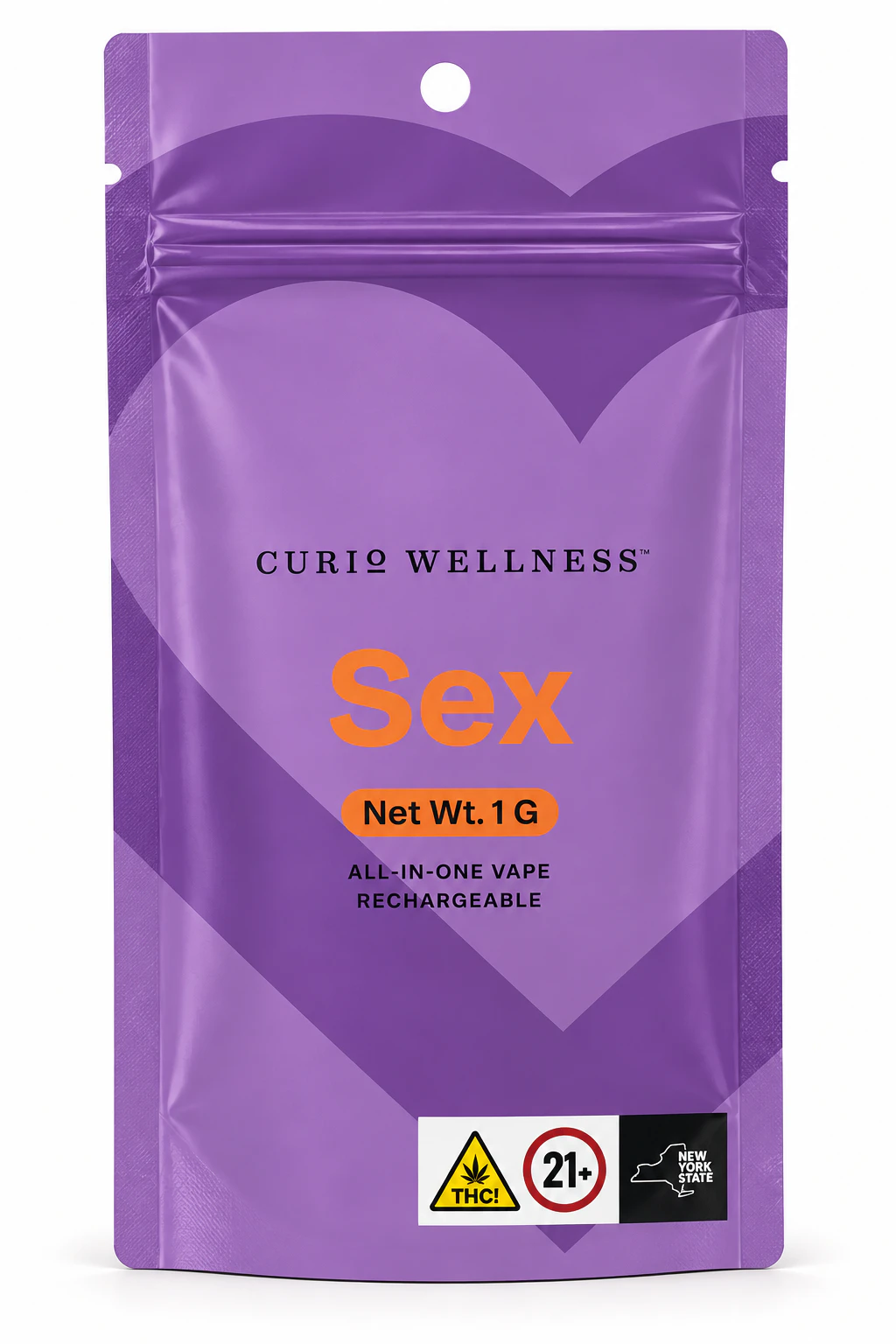 Curio Wellness™ - Curio | Sex Bedroom Berry | Distillate Vape | AIO | 1.g Main Image