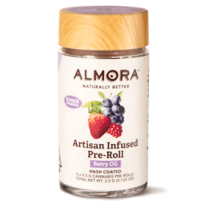 ALMORA FARMS - Almora Farm | Infused Pre Roll | Berry OG | .5g | 5pack