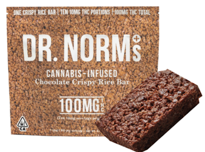 Dr. Norm's - DR. Norms - Chocolate - Crispy Rice Bar 100mg
