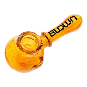 BLOWN GLASS - 4’ Blown glass - The Dreamer honeycomb Amber