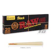 RAW | Black King Size Cones [20pk]