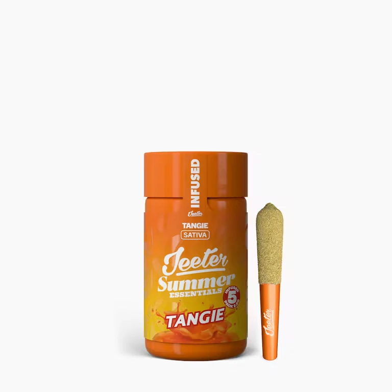 Jeeter - Jeeter | Tangie | Infused Pre-Roll Pack | [2.5g] 5pk | Sativa Main Image