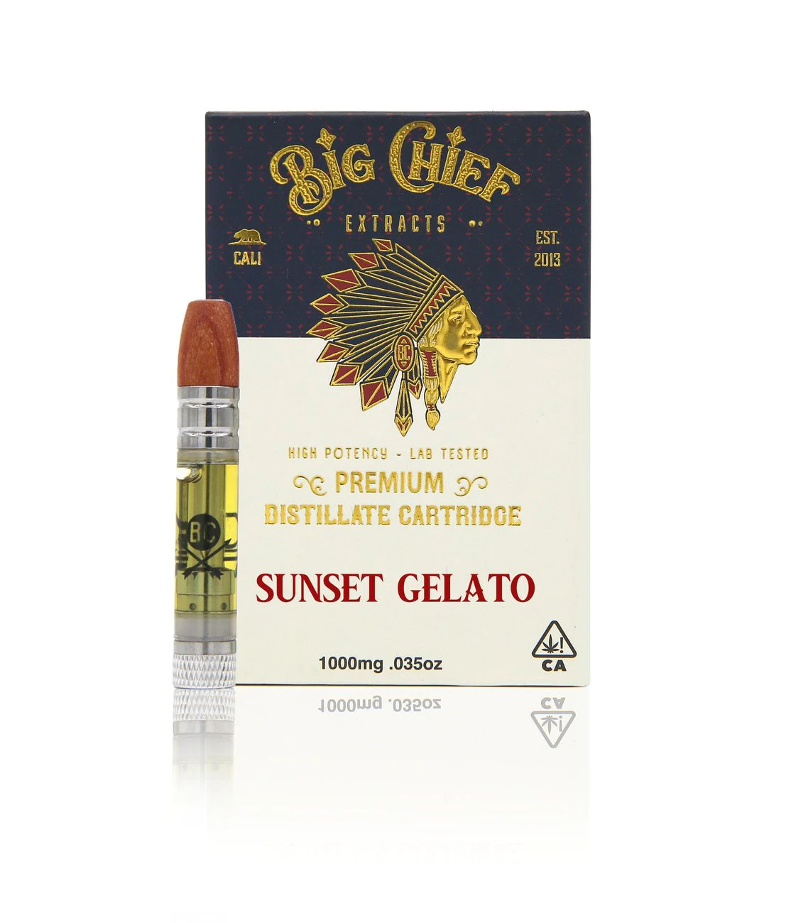 Big Chief - Big Chief - 510 Cartridge - Hybrid - Sunset Gelato - (1g) Main Image