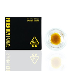 Friendly Farms - Seven Leaves x Jupiter Jack x Bruce Banner 1g Cured Diamonds - Friendly Farms