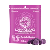 Kanha Nano Indica Passionfruit Paradise Gummies 100mg