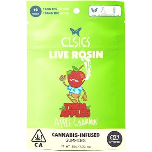 CLSICS - Them Apples 100mg 10 Pack Live Rosin Gummies - CLSICS