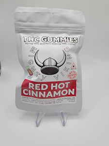 Red Hot Cinnamon - 100mg THC Gummies - Mighty Viking