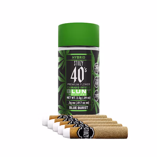 40's Blunts - Blue Burst - Infused Blunt Pack - 5pk - 2.5g