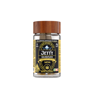 JETTY EXTRACTS - Jetty Sour Diesel x Leap Year (S) Rosin Preroll 5pk 2.5g