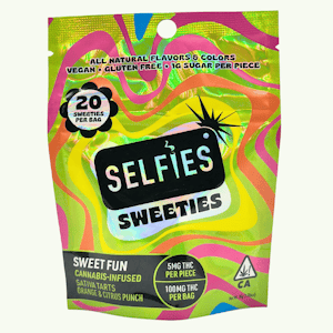 Selfies - Selfies - Selfies Sweets Tarts- Edibles - 20pk - 100mg