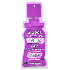 MOODS - Moods - Sublingual Spray - Sleep - 3:2:1 - Berry - Wellness