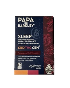Papa & Barkley - Sleep Releaf - Pomegranate Dark Chocolate 2:4:1 CBD:THC:CBN
