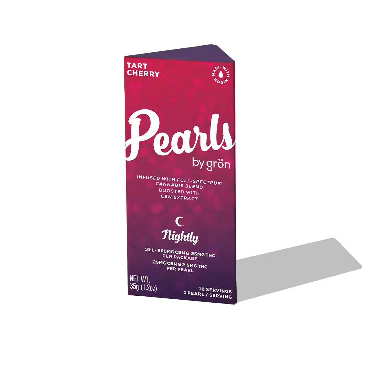 Grön - Grön | 10pk 'Pearls' Gummies | Tart Cherry 10:1 CBN:THC | 25mg Main Image