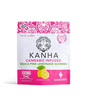 Kanha - Indica Pink Lemonade | 100mg THC Edible | Kanha Main Image