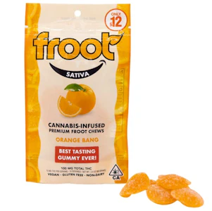 Froot Gummies - Froot Gummies 100mg Orange Tangie Sativa