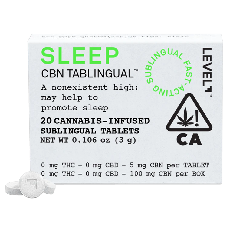 LEVEL - LeveL CBN Tab 5mg CBN Per Tablet 100mg Per Package Main Image