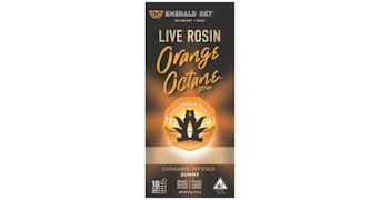 Emerald Sky - Orange Octane 10:1 THC:CBD Live Rosin Gummy - 110mg