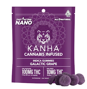 KANHA - Kanha | Nano Galactic Grape  | Gummies | 100mg 