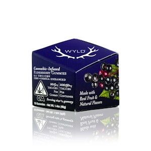 WYLD - WYLD - Edible - Elderberry - 2:1 - THC:CBN - Gummies - 100MG