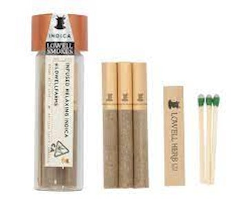 Lowell - Lowell Hash Infused Preroll Pack 2.1g Hybrid $35