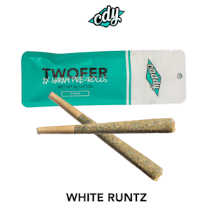 White Runtz - Caddy - Twofer 1g pre roll