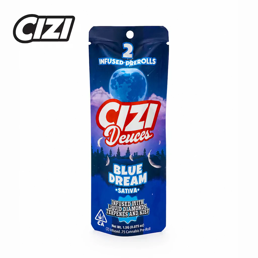 Cizi - Cizi | Blue Dream 1.5g (Sativa) - Infused Preroll 2 Pack Main Image