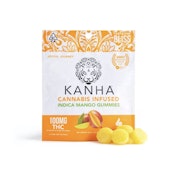 Kanha 100mg Indica Mango Gummies