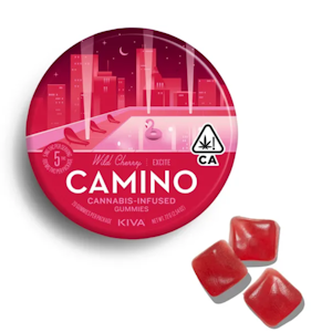 Kiva Confections - CAMINO - WILD CHERRY 100MG - KIVA CONFECTIONS