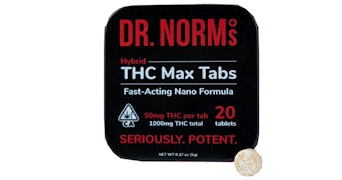 Dr. Norm's - 50mg Hybrid THC MAX Tablets - 20ct