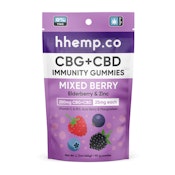 HHemp CBG+CBD Immunity Gummies 