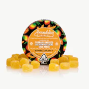Sour Mango Live Resin - 100mg THC Fruit Chewz - Smokiez Edibles