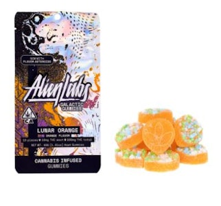 ALIEN LABS - 100mg THC Alien Labs - Lunar Orange Solventless Gummies (10mg - 10-Pack) 