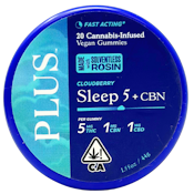Plus - Sleep - Cloudberry - 5:1:1 THC/CBN/CBD - Gummies - 20pk - 100mg