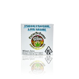 CREME DE CANNA - CREME DE CANNA - Concentrate - Wilson Zero - Fresh Frozen Live Resin Badder - 1G