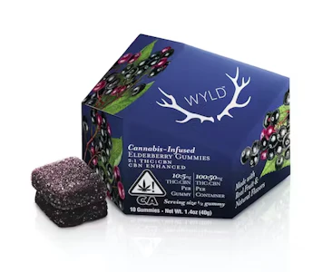 WYLD - WYLD | Elderberry 2:1 | THC:CBN | Gummies | 100mg 