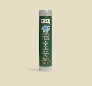 CBX - CBX - White Walker OG - 0.75g Pre-Roll