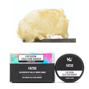 West Coast Cure - 1g Fatso Live Rosin Cold Cure Badder - West Coast Cure (WCC)