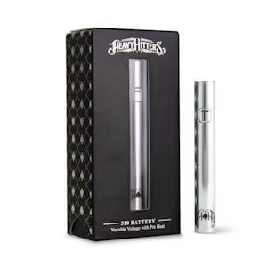 Heavy Hitters  - Heavy Hitters Chrome Variable Voltage Battery